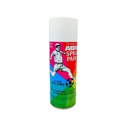 Abro Spray Paint Matt White || دهان رش صبغ سبراي ابرو⁩ ابيض مطفي
