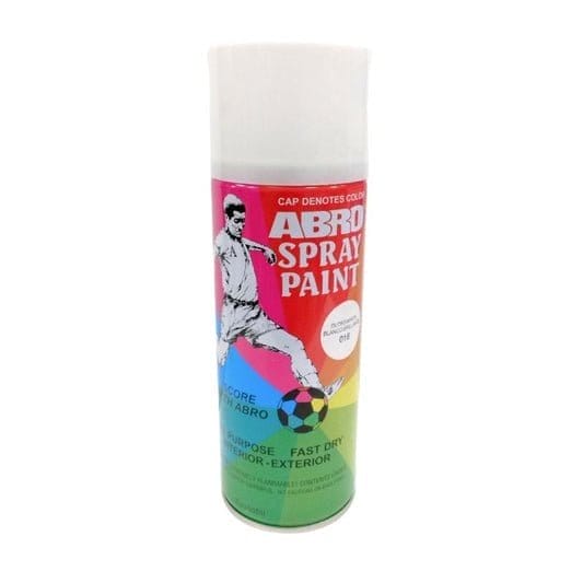 Abro Spray Paint Brilliant White || دهان صبغ رش سبراي ابرو⁩ ابيض لامع