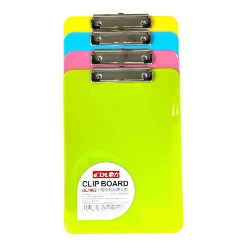 كليب بورد الوان مختلفة حجمA4