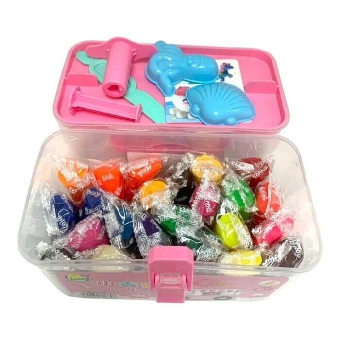 طين صلصال ٢٤ لون بناتي - الصورة 2