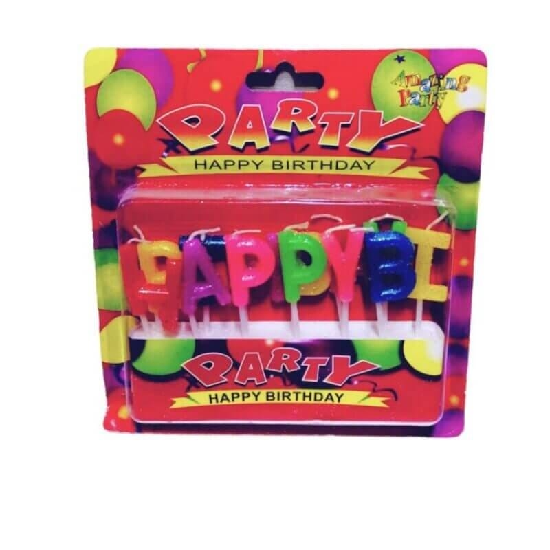 شموع الحفلات عيد ميلاد سعيد