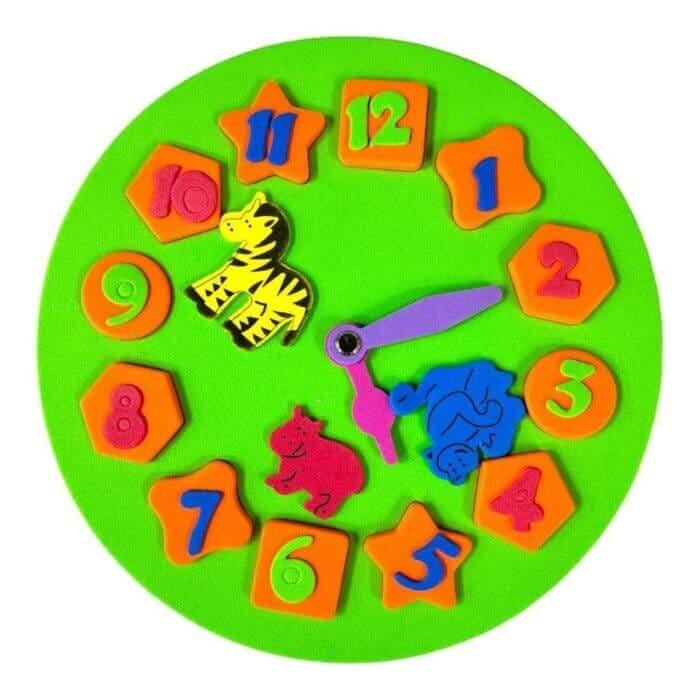 لعبة اطفال ساعة فوم تعليمية - الصورة 2